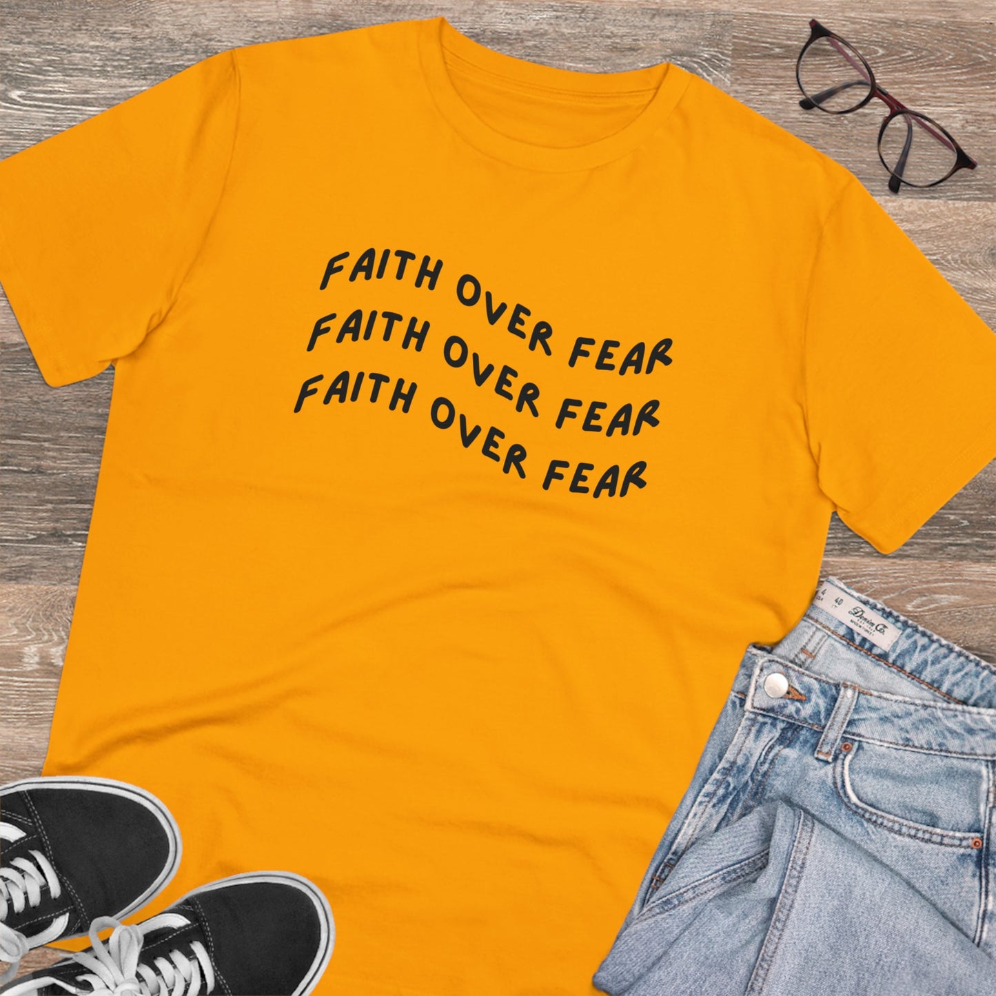 Faith Over Fear Organic T-shirt