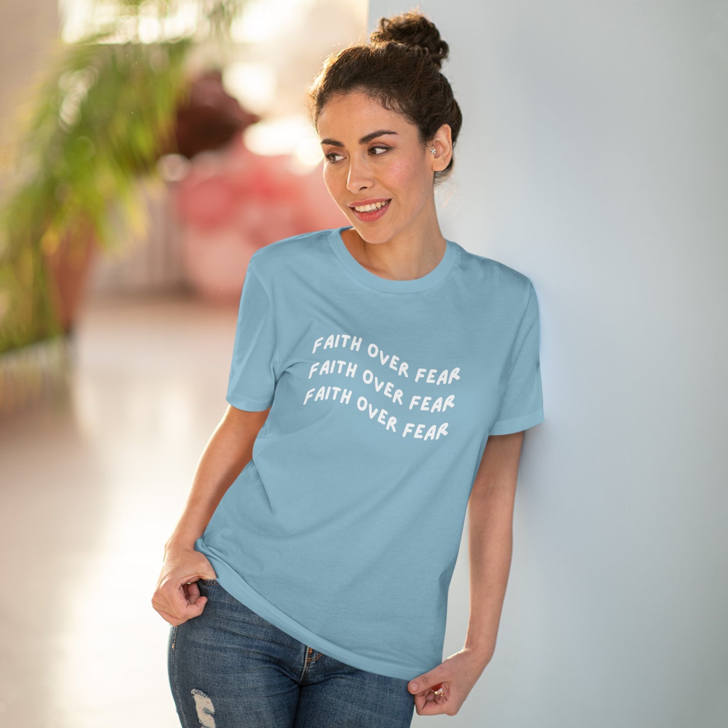 Faith Over Fear Organic T-shirt