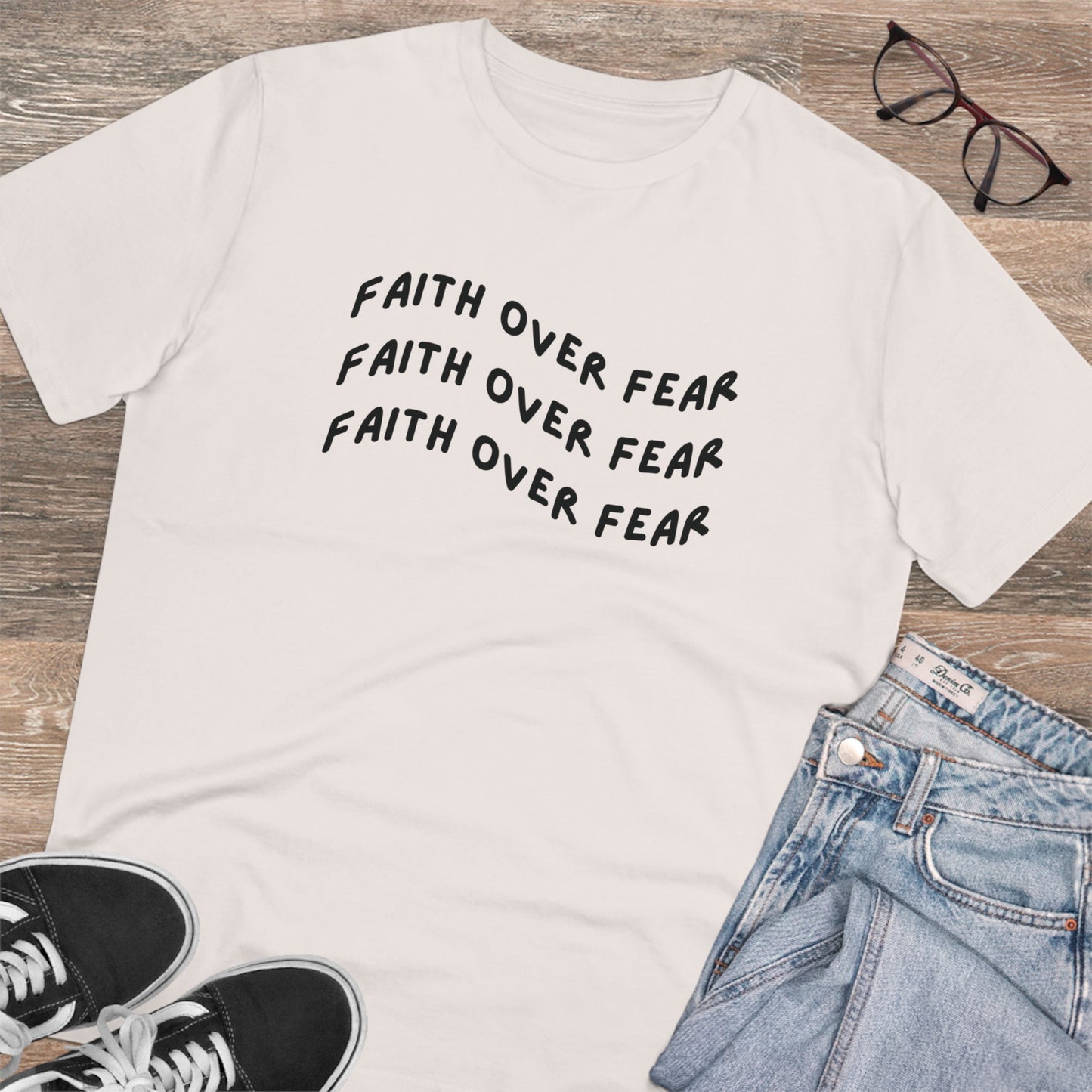 Faith Over Fear Organic T-shirt