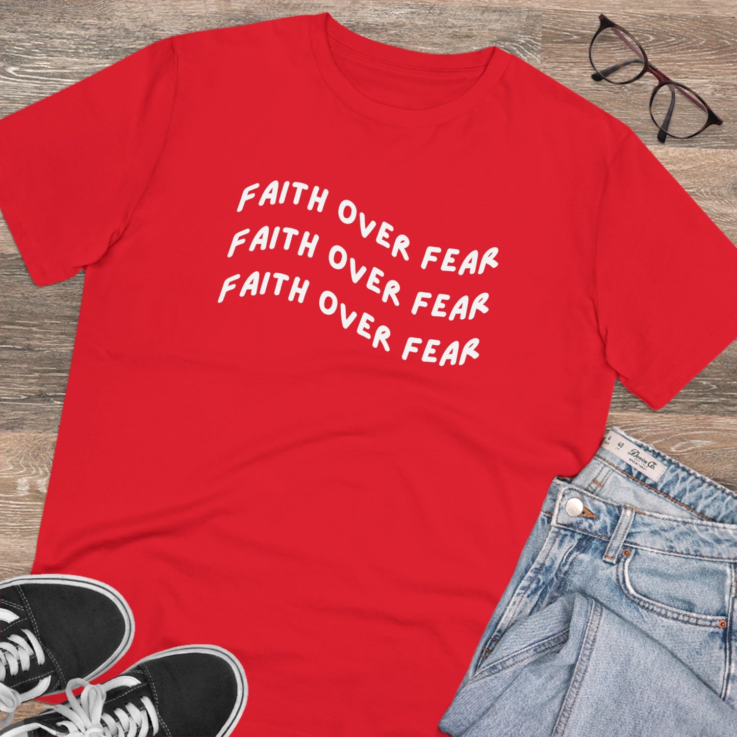 Faith Over Fear Organic T-shirt