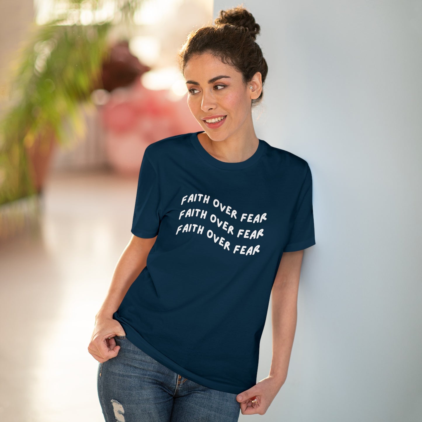 Faith Over Fear Organic T-shirt