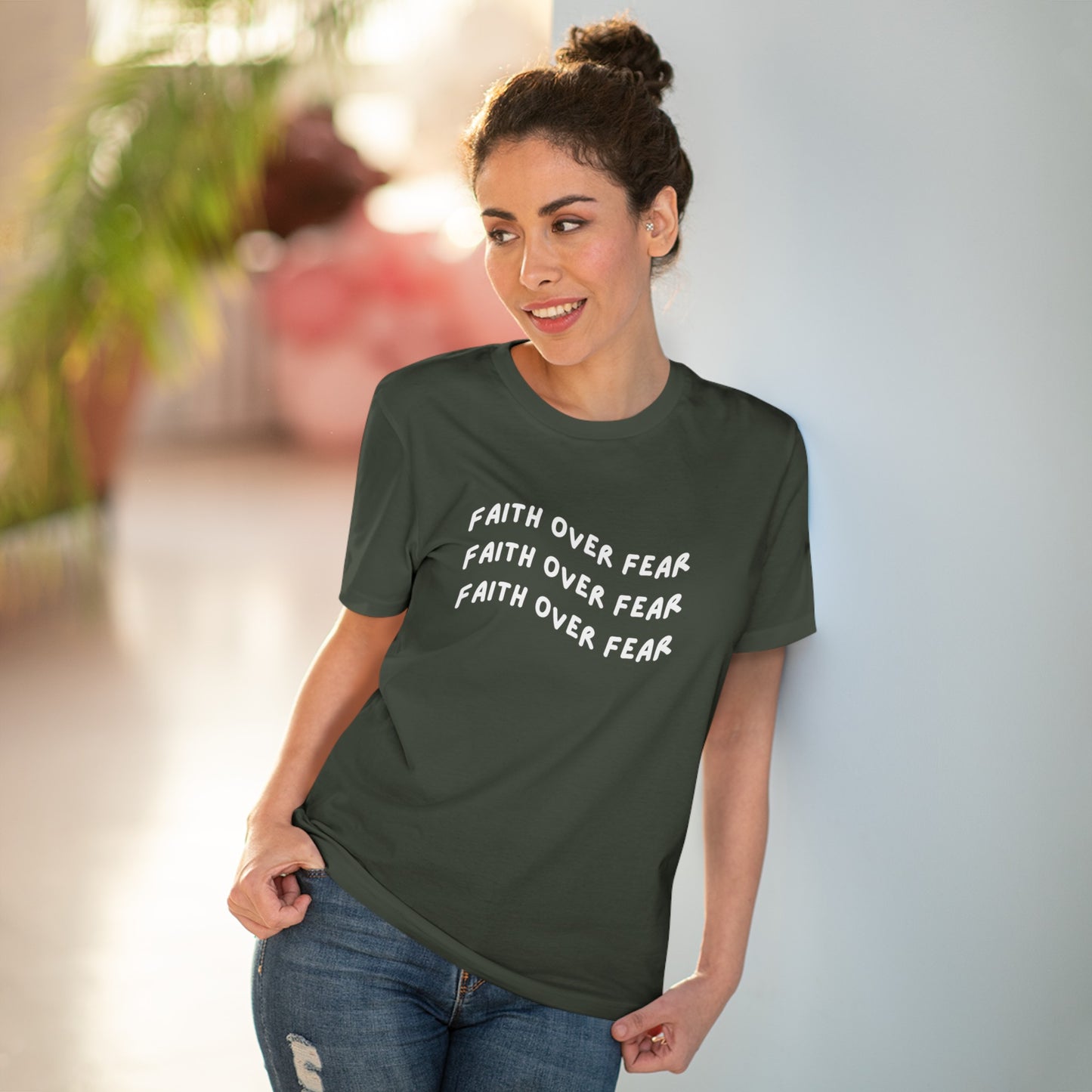 Faith Over Fear Organic T-shirt