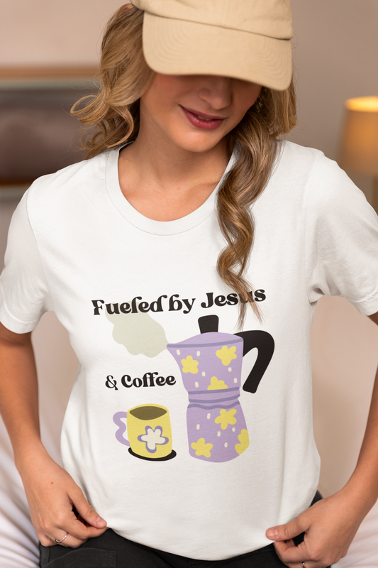 Fueled by Jesus and Coffee T-shirt